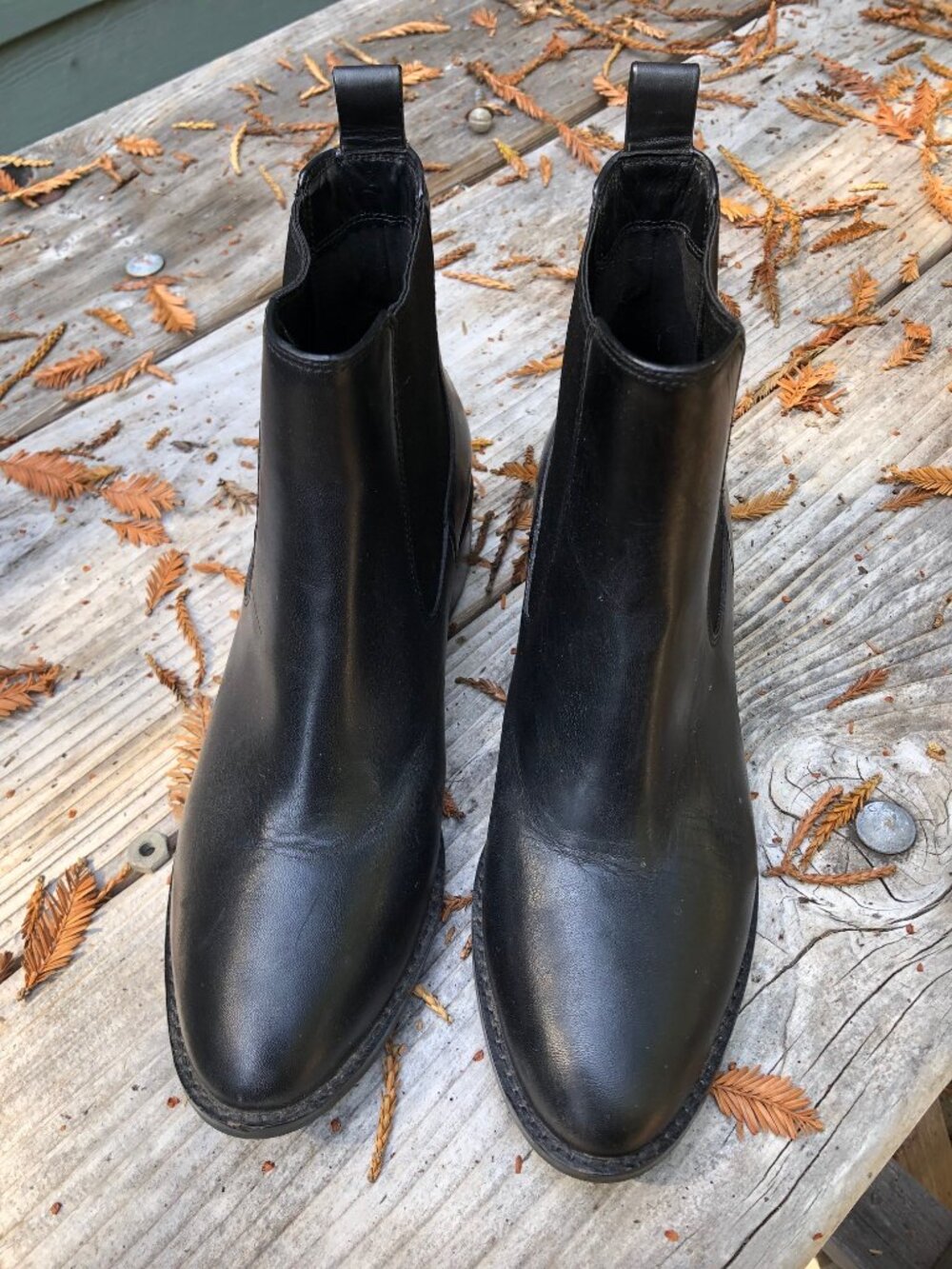 Cole Haan Short Black leather Ankle Boots